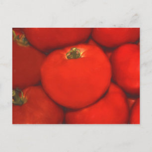 Juicy Red Homegrown Garden Tomaten Briefkaart
