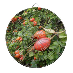 Juicy Red Rose Hips Dart Board Dartbord