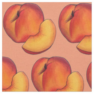 Juicy Ripe Summer Peach Peaches Stone Fruit Stof