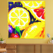 Juicy Stars en Fruity Skies. Bestel nu Canvas Afdruk (Insitu (Woonkamer))