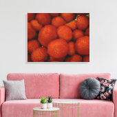 Juicy Strawberries Canvas afdrukken (Insitu (Woonkamer))