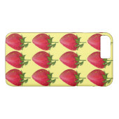 Juicy Strawberry fruit waterverf macro art Case-Mate iPhone Case (Achterkant (Horizontaal))
