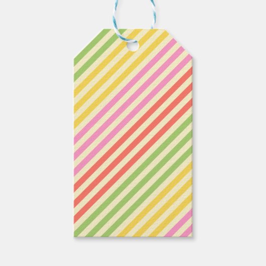 JUICY STRIPE Gift Label Cadeaulabel (Voorkant)