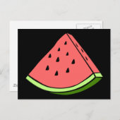 Juicy Watermelon Briefkaart (Voorkant / Achterkant)