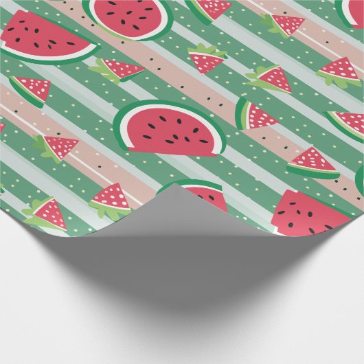 Juicy Watermelon Cadeaupapier (Hoek)