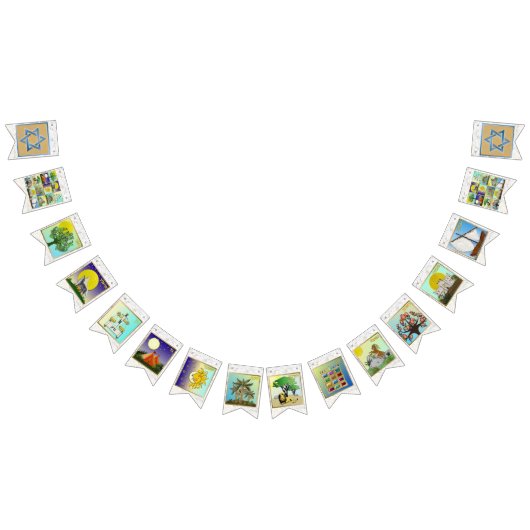 Juif 12 Tribe d'Israël Drapeaux banderoles (Tout)