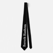 Juif Baruch Hashem Remerciement du Cravate du G-d (Devant)