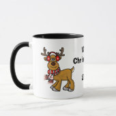 Juif et Gentil Reindeer Chrismukkah Mug (Gauche)