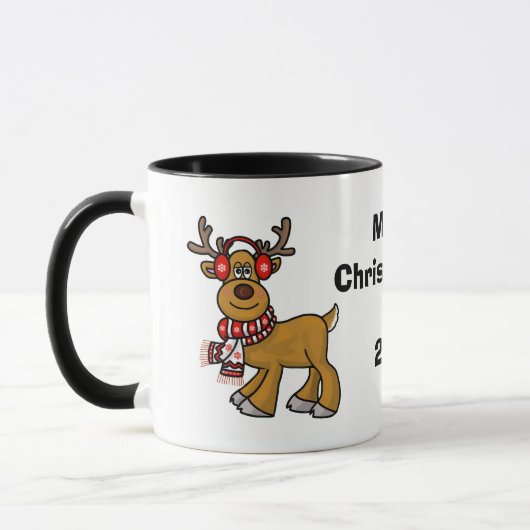 Juif et Gentil Reindeer Chrismukkah Mug (Gauche)