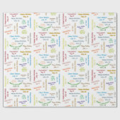 Juillet, 10 Anniversaire Cadeau Papier (Plat)