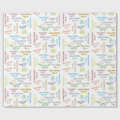 Juillet, 24 Anniversaire Cadeau Papier (Plat)