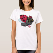 Juillet 4 Minuteman Ladybug T-Shirt (Devant)