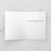 Juillet Carte d'anniversaire avec Larkspur, Juille (Intérieur)