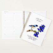 Juillet Mois de naissance Fleur Bluebird et Larksp (Devant avec enveloppe)