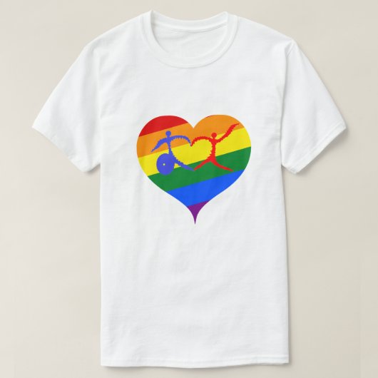 Juillet Mois Handicap Fierté T-shirt (Design devant)