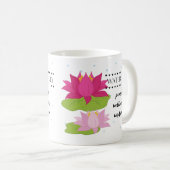 Juillet Mug Fleur de naissance avec sens Fleur (Devant droit)