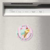 Juillet National Glace Mois Refrigerator Magnet (In Situ (Lave-vaisselle))