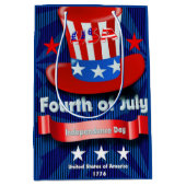 Juillet Quatrième Jour de l'Indépendance Sac cadea (Devant)