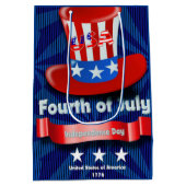 Juillet Quatrième Jour de l'Indépendance Sac cadea (Dos)