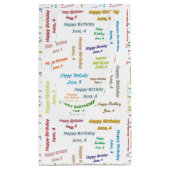 Juin, 4 Anniversaire Sac cadeau (Dos)