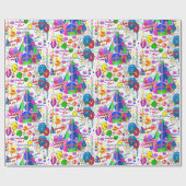 Juin, 5 Anniversaire Papier cadeau (Plat)
