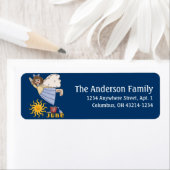 Juin Ange du mois Retour Adresse Étiquettes (En situation)