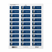 Juin Ange du mois Retour Adresse Étiquettes (Feuille entière)