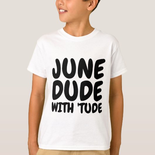 Juin Anniversaire T-shirts Hommes & Garçons (Devant)