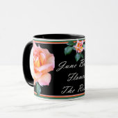 JUIN BIRTH FLOWER (LE ROSE) Mug (Devant gauche)