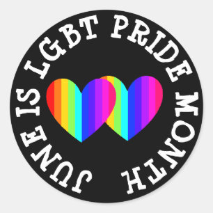 Juin est un Stickers du mois de la fierté LGBT