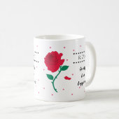 Juin Mug Fleur de naissance avec sens Fleur (Devant droit)