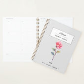 JUIN ROSE FLEURS DE NAISSANCE PERSONNALISÉE (Devant avec enveloppe)