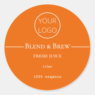 Juislabels, logo's, Mason Jar-labels Ronde Sticker