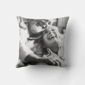 Juist getrouwd 50ste huwelijksjubileum foto kussen (Achterkant)