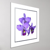 Juist Silver Paars Orchid Group Print Poster (Laagn)
