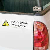 Juist Wing Extremist Bumpersticker (Op Truck)