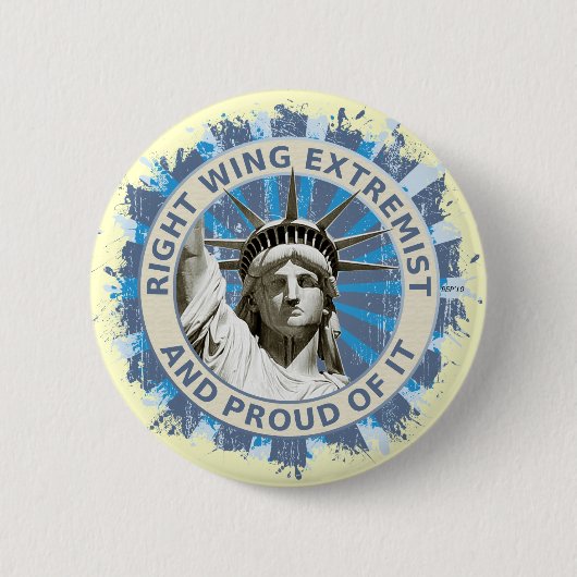 Juist Wing Extremist Ronde Button 5,7 Cm (Voorkant)