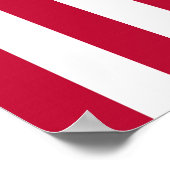 Juiste verticale weergave van de vlag van de Veren Poster (Hoek)