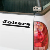 Juiste woordvoerders bumpersticker (Op Truck)