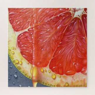 Juistheidsstuk van grapefruit legpuzzel