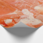 Juisy Pork Meat Segmenten omhullen textuur Cadeaupapier (Hoek)