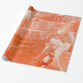 Juisy Pork Meat Segmenten omhullen textuur Cadeaupapier