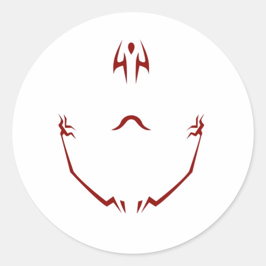 Jujutsu Kaisen Sukuna sticker (Voorkant)