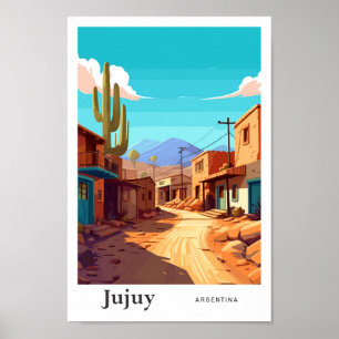 Jujuy Argentina Travel Illustratie Poster