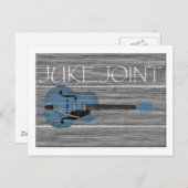 Juke Joint Retro Sign Briefkaart (Voorkant / Achterkant)