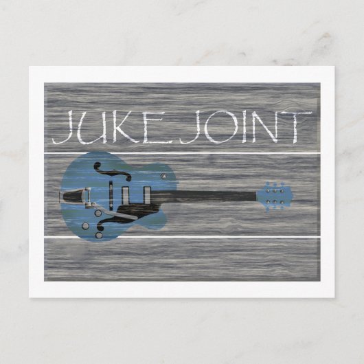 Juke Joint Retro Sign Briefkaart (Voorkant)