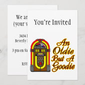 Jukebox an Oldie, maar a Goodie Kaart (Voorkant / Achterkant)