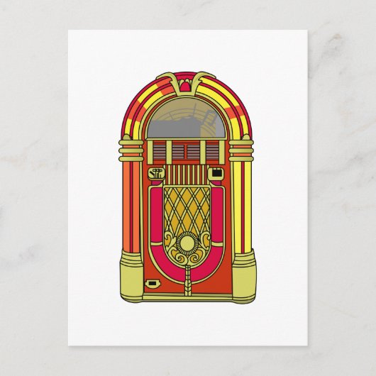 Jukebox Briefkaart (Voorkant)