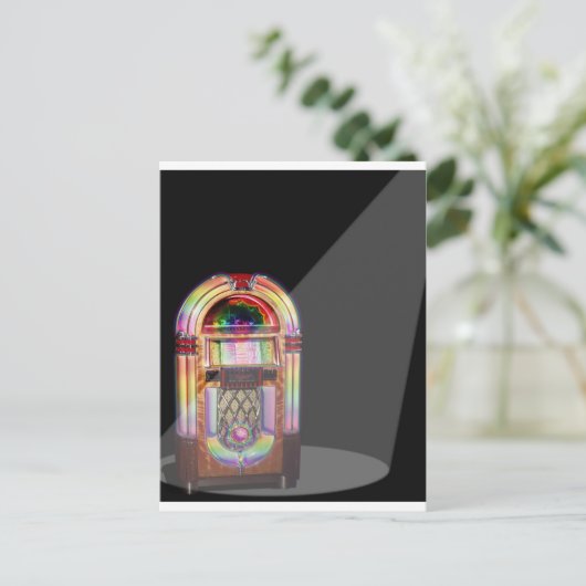 Jukebox Nirvana Briefkaart (Staand voorkant)