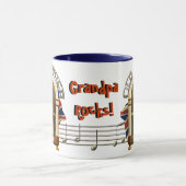 Jukebox Old Rocker Persoonlijke Mugs Mok (Midden)